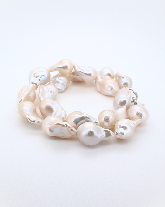 The One – Heavy Baroque Pearl Statement Necklace