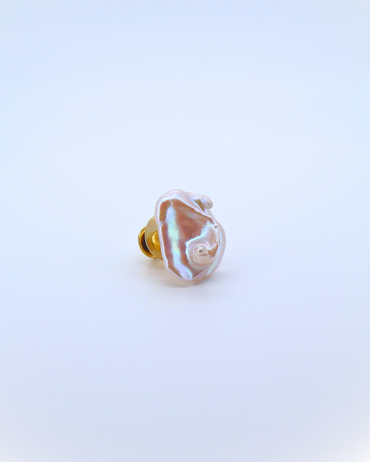 The One Pearl – Single Baroque Pearl Brooch