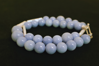 Aqua Form – Aquamarine Rectangular Baroque Necklace