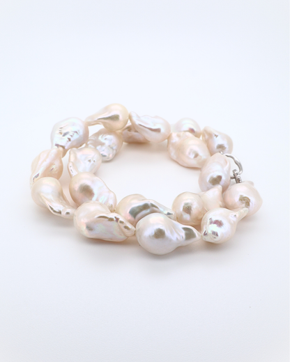 The One – Heavy Baroque Pearl Statement Necklace