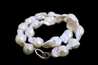 The One – Heavy Baroque Pearl Statement Necklace