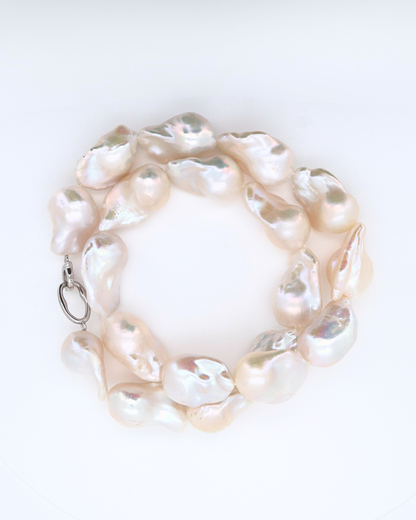 The One – Heavy Baroque Pearl Statement Necklace