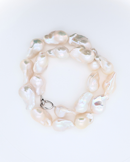 The One – Heavy Baroque Pearl Statement Necklace