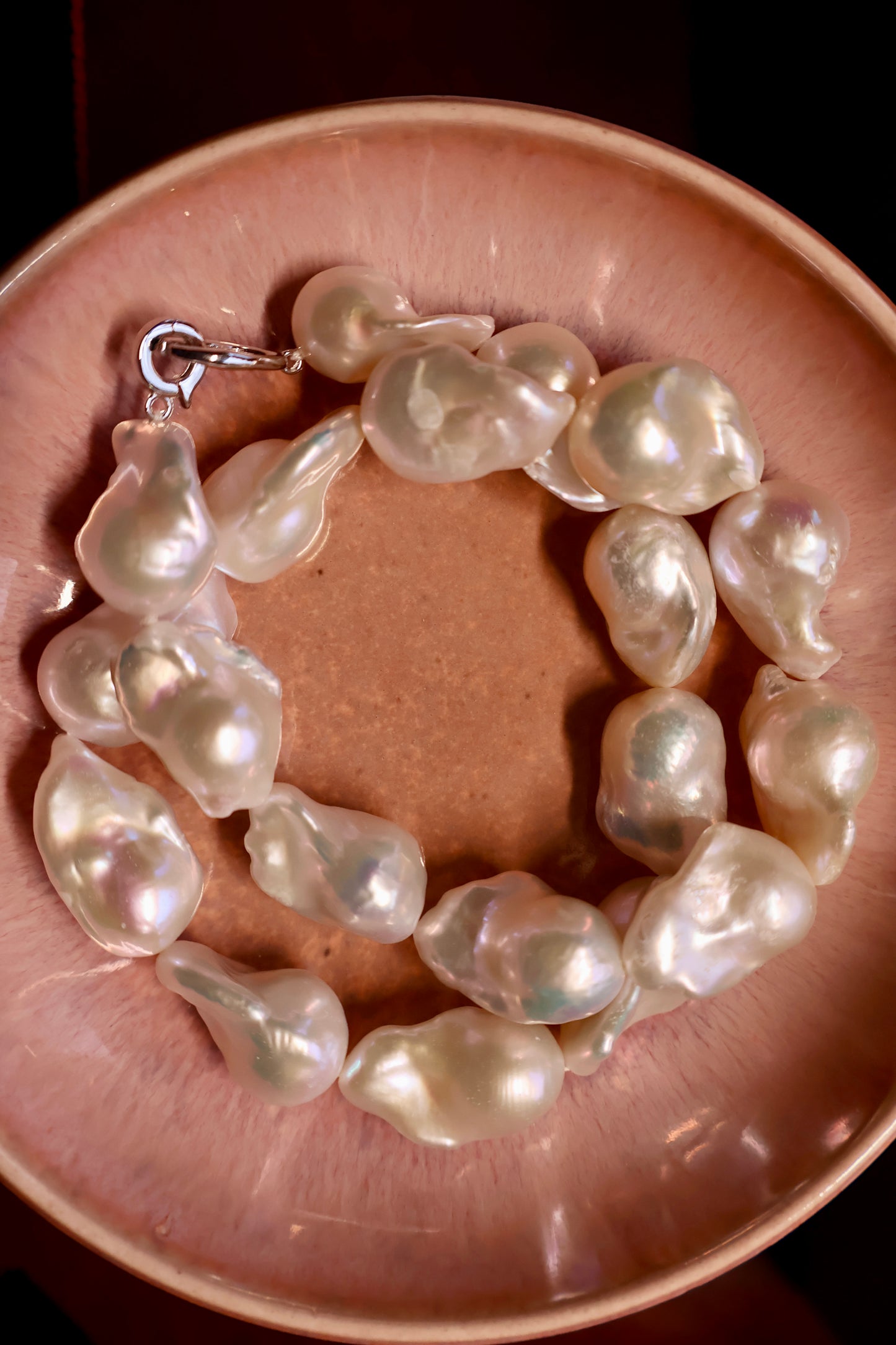 The One – Heavy Baroque Pearl Statement Necklace