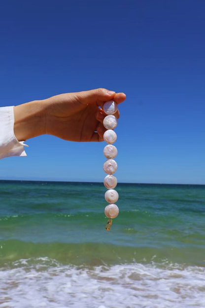 Roman Holiday – Coin Baroque Pearl 18K Gold-Plated Sterling Silver Bracelet