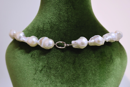 The One – Heavy Baroque Pearl Statement Necklace